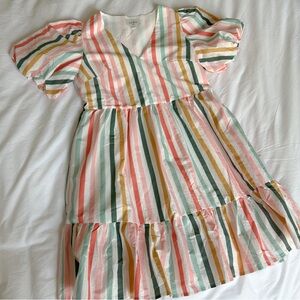 Rainbow Stripe Dress
